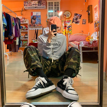 Aidase  Cargo Pants Men Hip Hop Camouflage Pants Hippie Fashion Camouflage Clothing Streetwear Joggers Casual Trousers Men aidase-shop